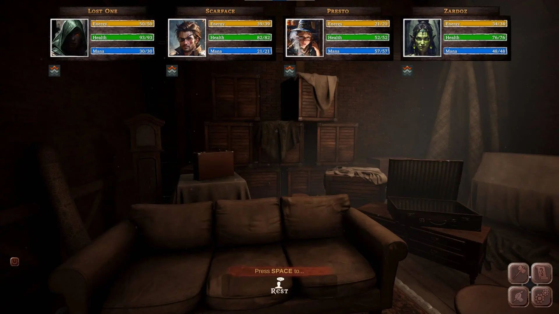 奇妙なささやきが深きダンジョンへと導き、小屋で休むこともあるだろう…